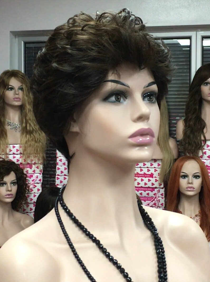 Peluca natural Dona color 2 confecc. maquina