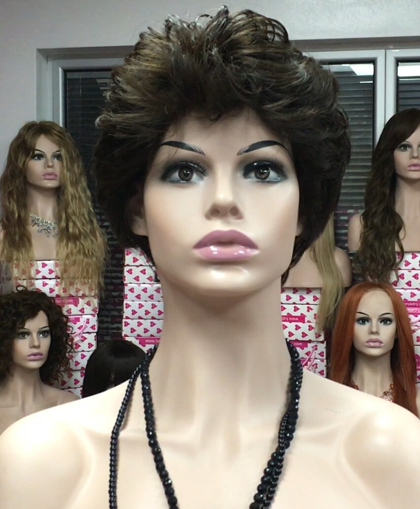 Peluca natural Dona color 2 confecc. maquina