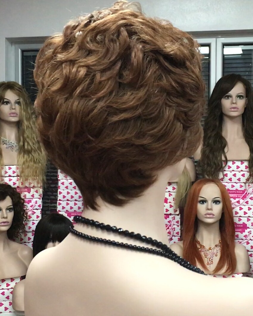 Peluca natural NELA color 33 cabello humano