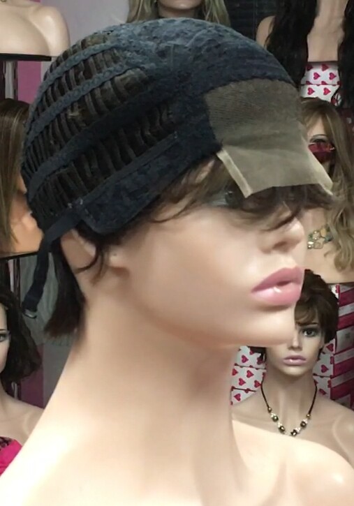 Peluca natural DONA Color 6 chocolate FRONTAL Tul