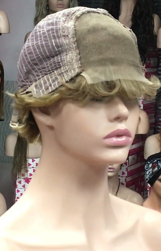 Peluca natural DONA Color 6  top 7.1 Tul ENTERO
