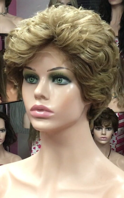 Peluca natural DONA Color 6  top 7.1 Tul ENTERO