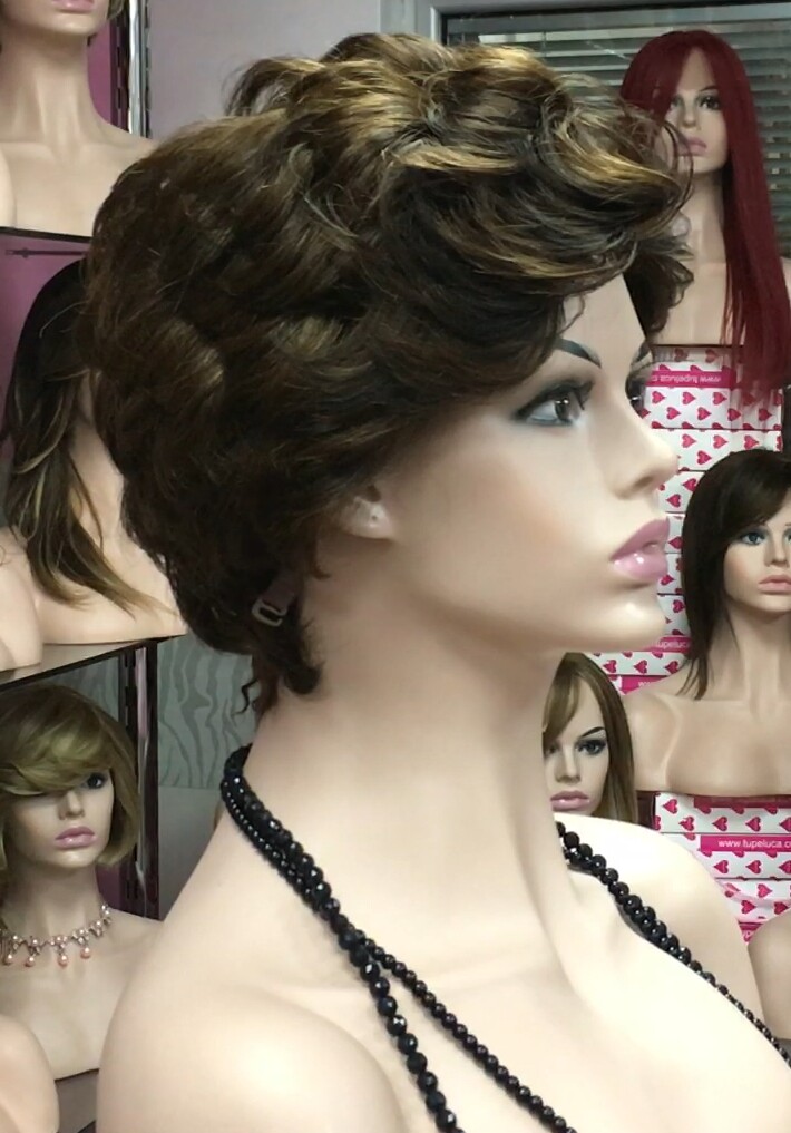 Peluca natural Dona FRONTAL DE TUL color 2H5
