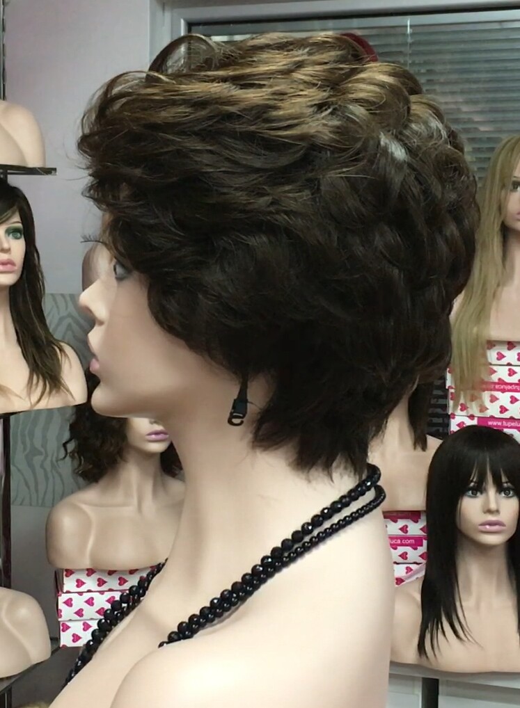 Peluca natural DONA TOP DE TUL completo color 4