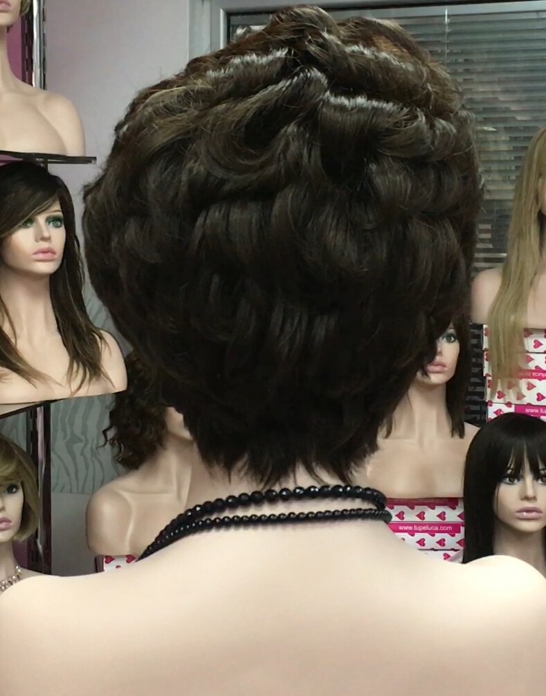 Peluca natural DONA TOP DE TUL completo color 4