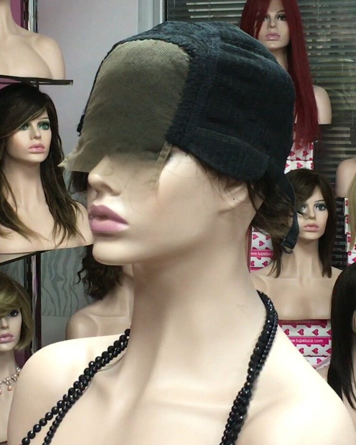 Peluca natural DONA TOP DE TUL completo color 4