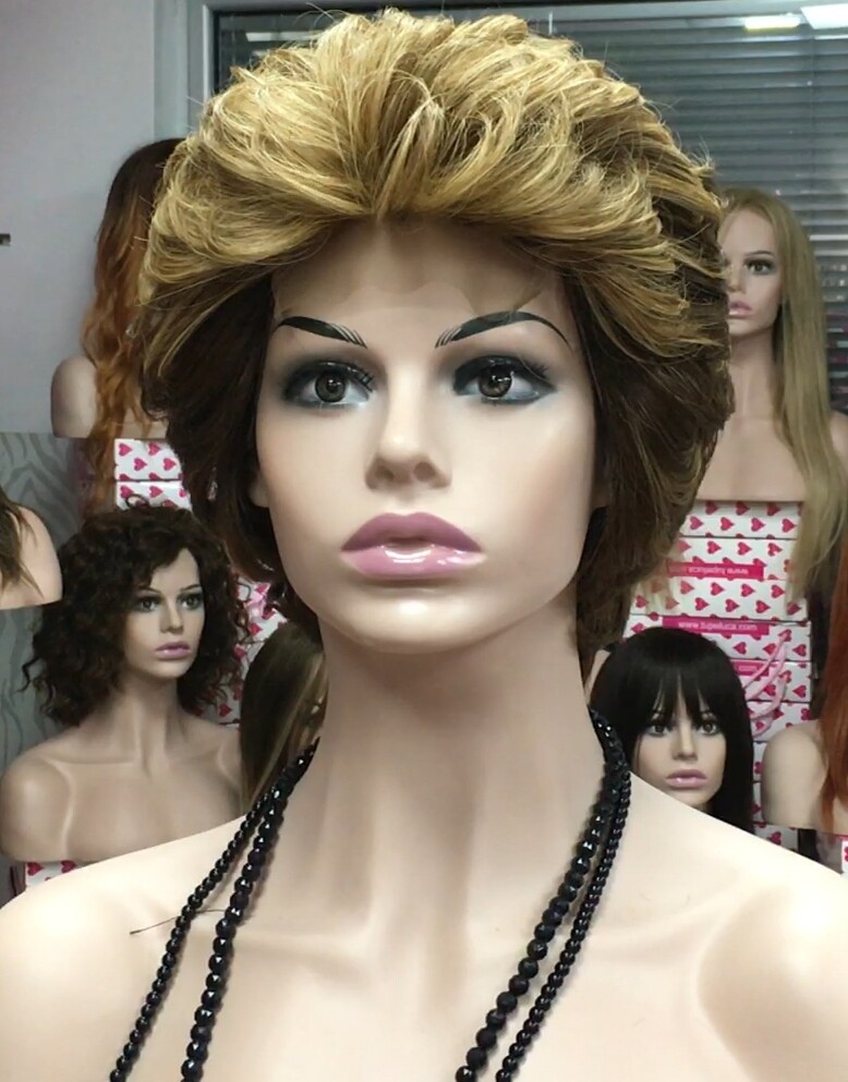 Peluca natural Dona color 5h27  TOP de TUL 10h27