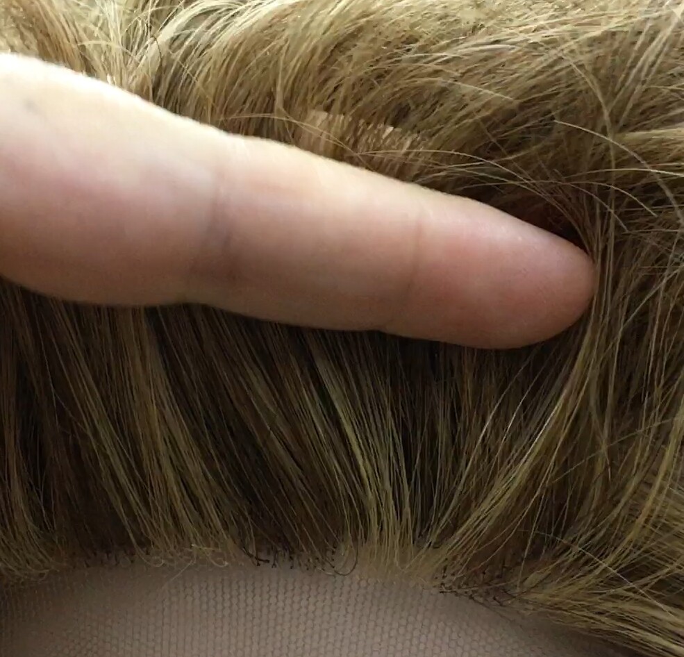 Peluca natural Dona color 5h27  TOP de TUL 10h27