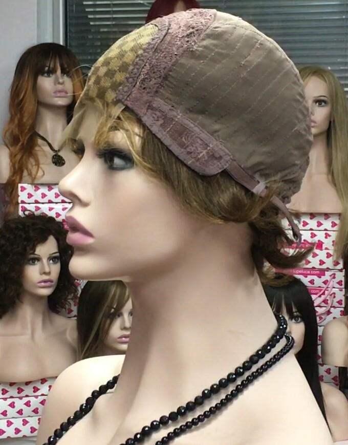 Peluca natural Dona color 5h27  TOP de TUL 10h27