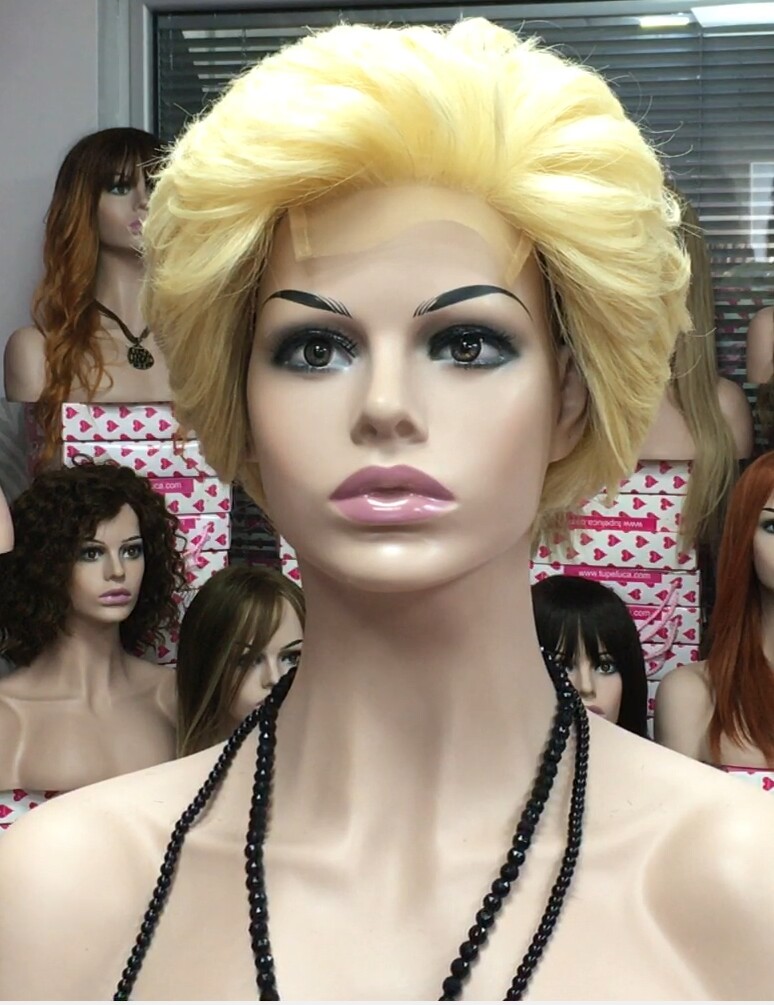 Peluca natural DONA TOP DE TUL completo color 613