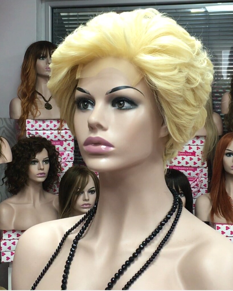 Peluca natural DONA TOP DE TUL completo color 613