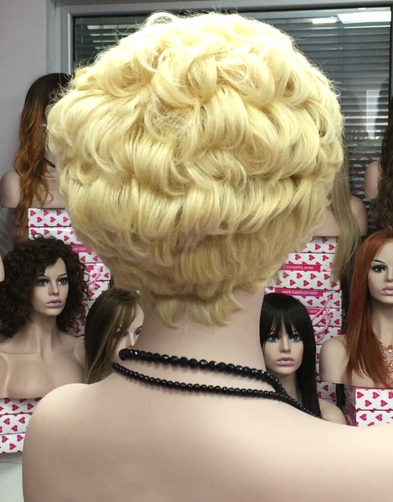 Peluca natural DONA TOP DE TUL completo color 613