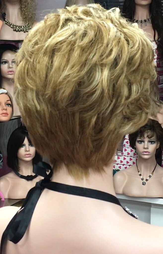 Peluca natural Dona 8h27h613 TOP TUL transparente