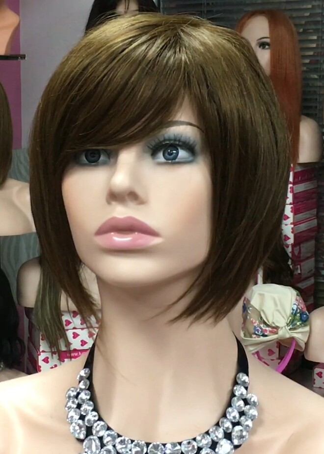 Peluca natural ISABELLA color 5 conf maquina