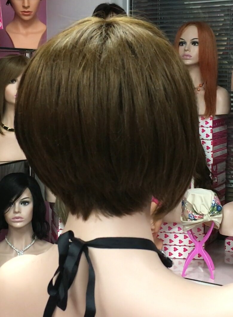 Peluca natural ISABELLA color 5 conf maquina