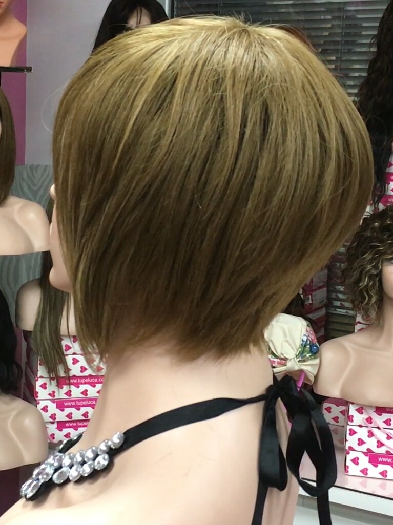 Peluca natural ISABELLA color 6F18 conf maquina