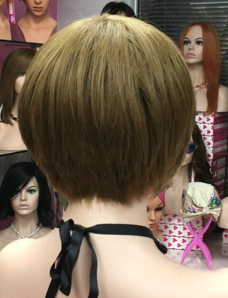 Peluca natural ISABELLA color 6F18 conf maquina