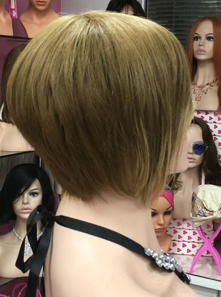 Peluca natural ISABELLA color 6F18 conf maquina