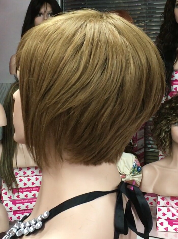 Peluca natural ISABELLA color 8 conf. maquina
