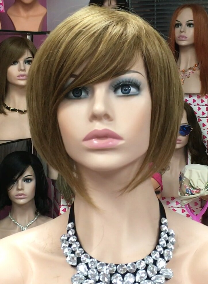 Peluca natural ISABELLA color 8 conf. maquina
