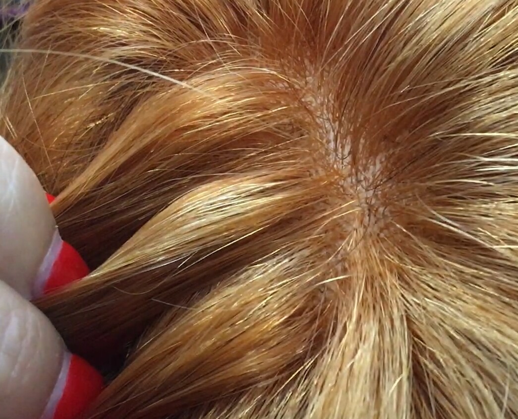 Peluca natural MARTINA color 7.44 TOP TUL