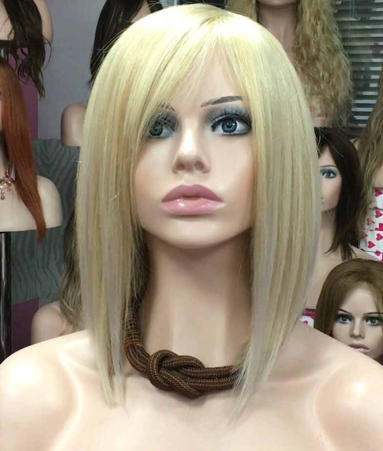 Peluca natural MELANIA conf.maquina 18h613 champu plata