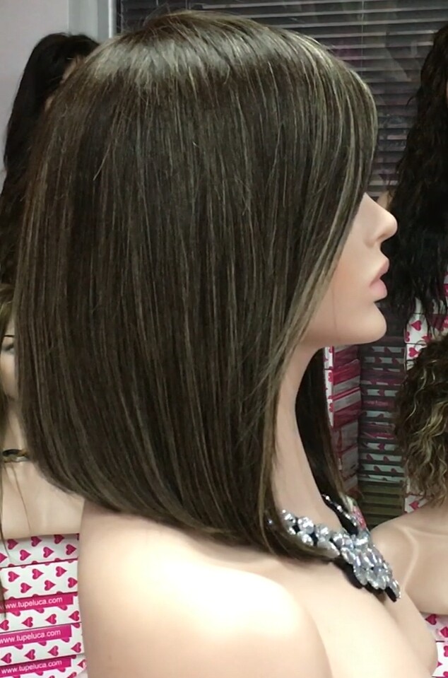 Peluca natural MELANIA maquina color  2h16