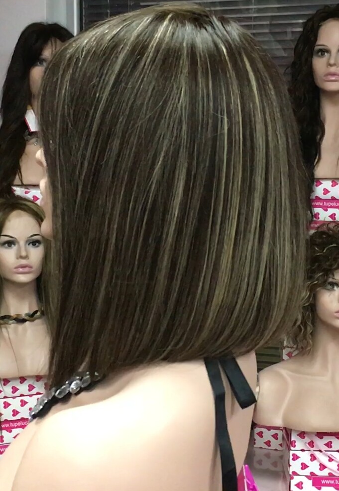 Peluca natural MELANIA maquina color  2h16