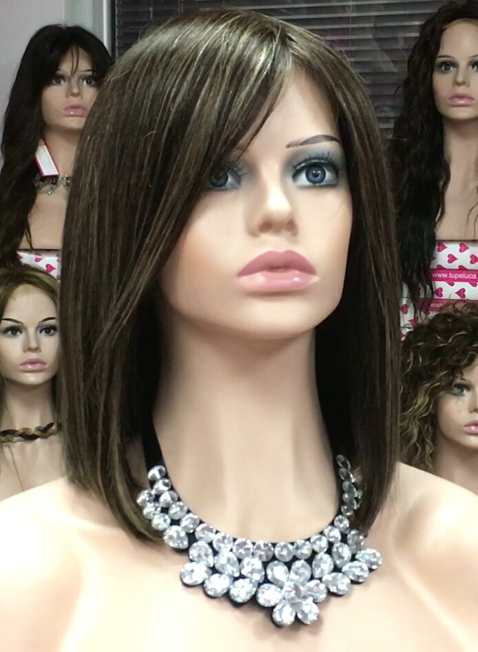Peluca natural MELANIA maquina color  2h16
