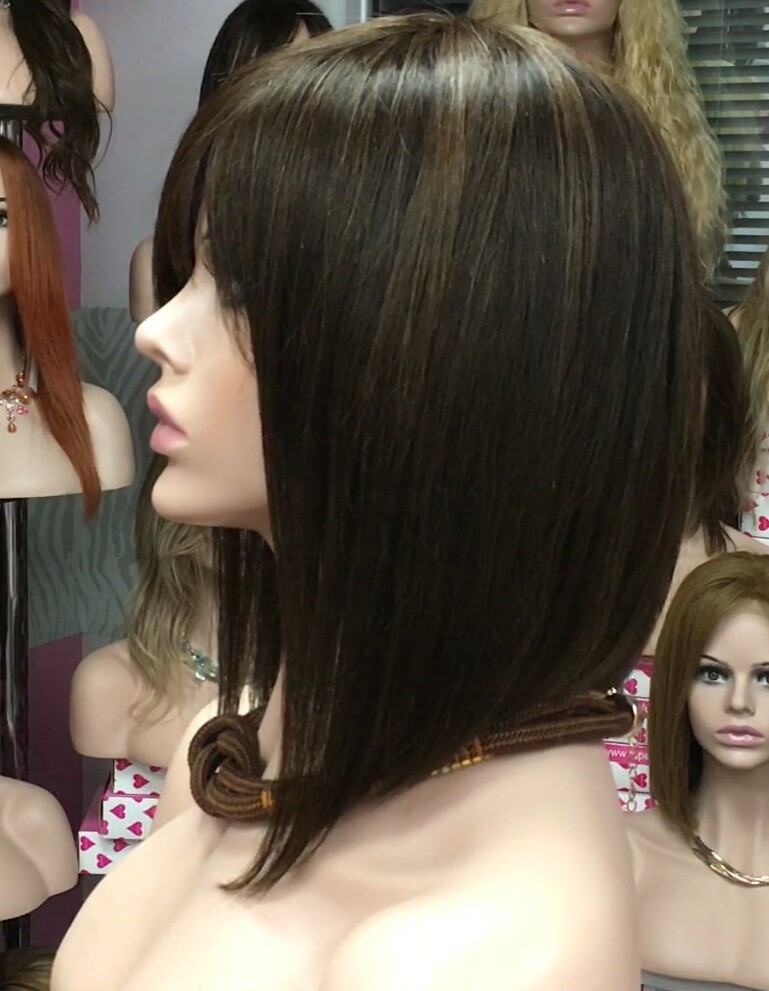 Peluca natural MELANIA conf. maquina color 2.5