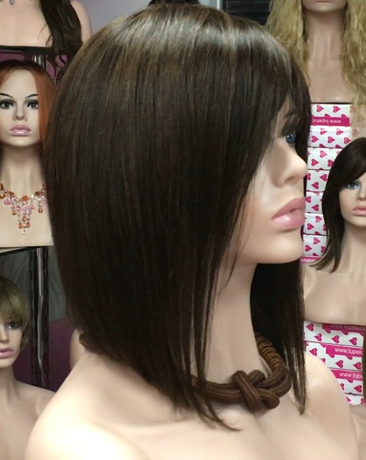 Peluca natural MELANIA conf. maquina color 2.5