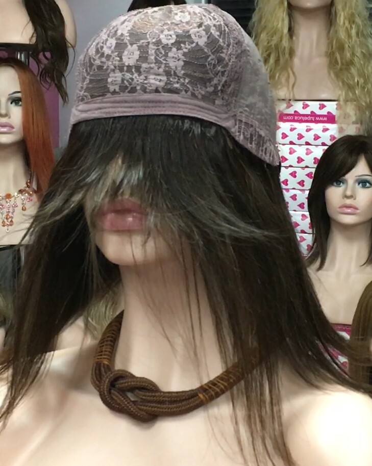 Peluca natural MELANIA conf. maquina color 2.5