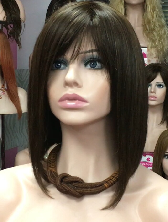 Peluca natural MELANIA conf. maquina color 2.5