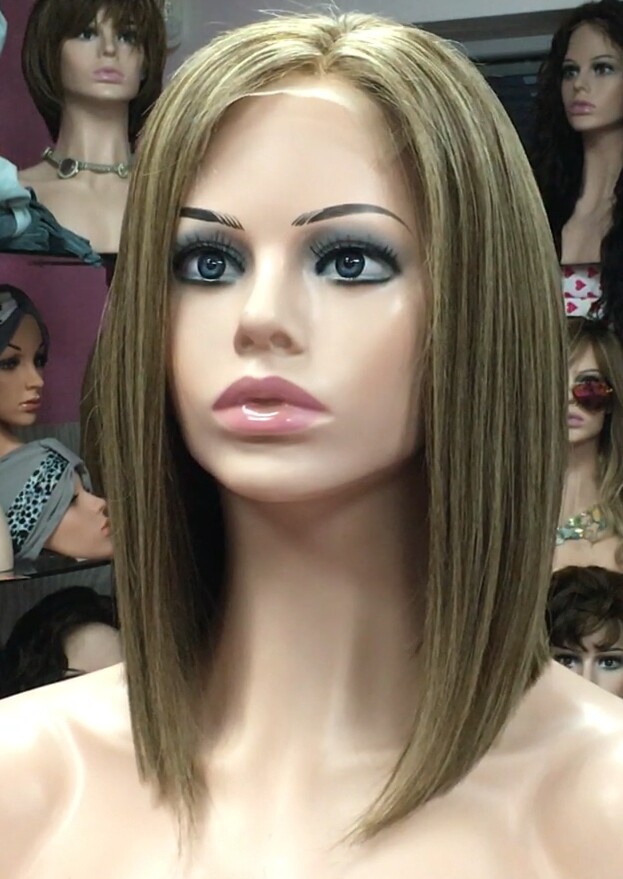 Peluca natural MELANIA TOP TUL color 4h18