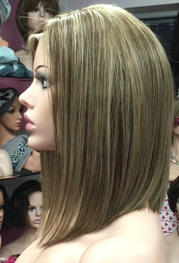 Peluca natural MELANIA TOP TUL color 4h18