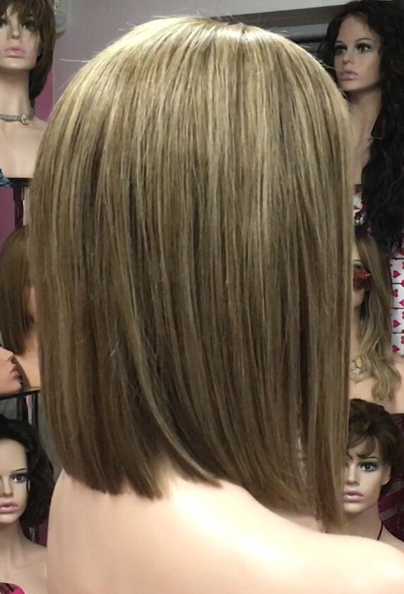 Peluca natural MELANIA TOP TUL color 4h18