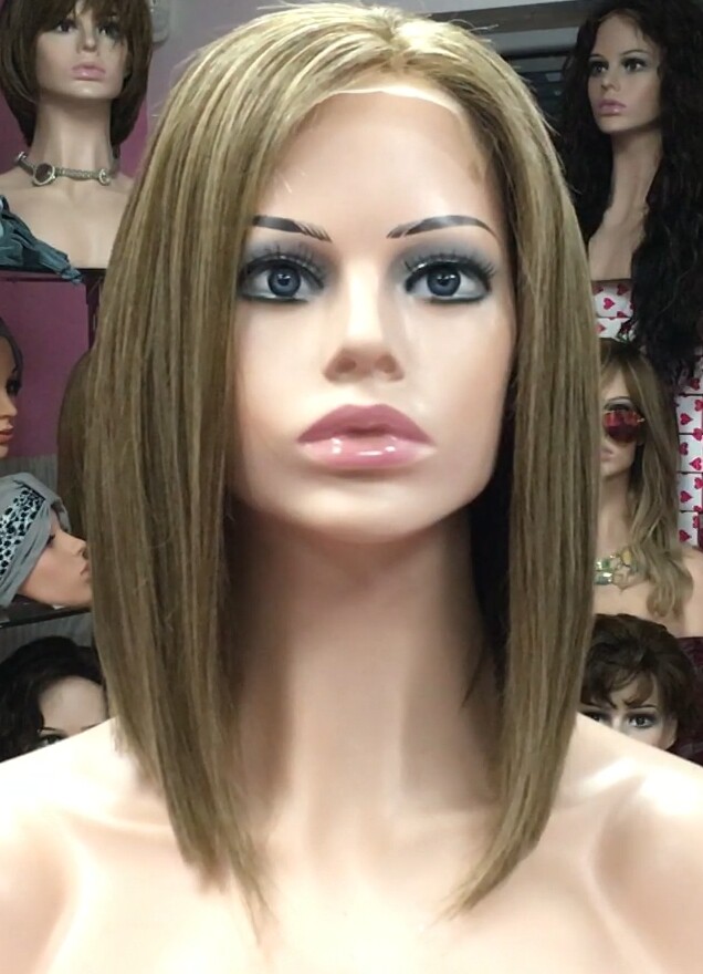 Peluca natural MELANIA TOP TUL color 4h18