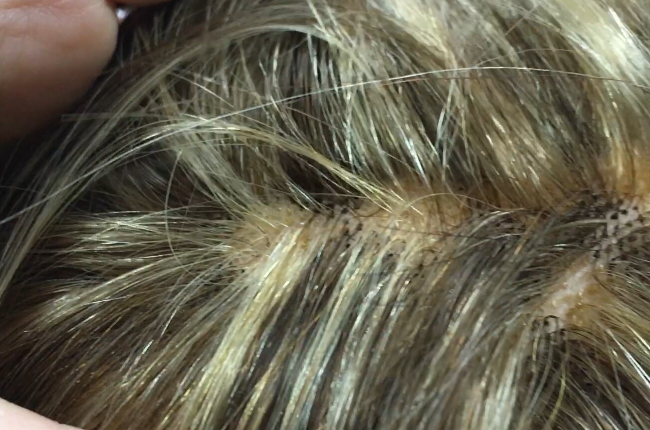 Peluca natural MELANIA TOP TUL color 5h27
