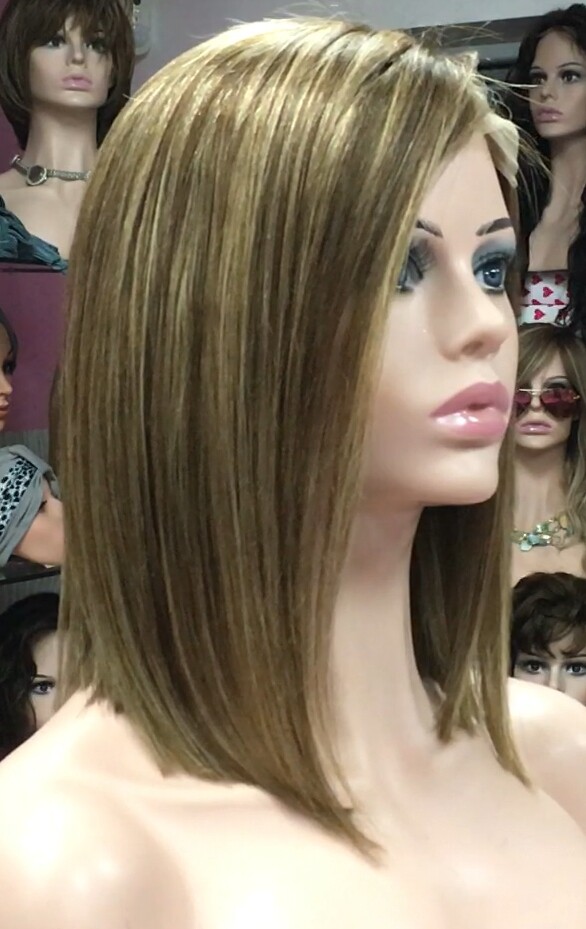 Peluca natural MELANIA TOP TUL color 5h27