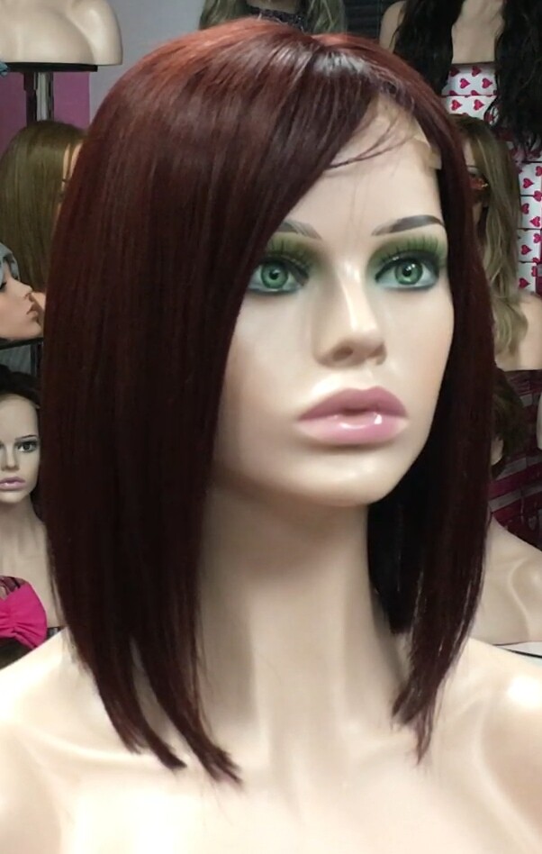 Peluca natural MELANIA TOP TUL color 5.66 (tinte)
