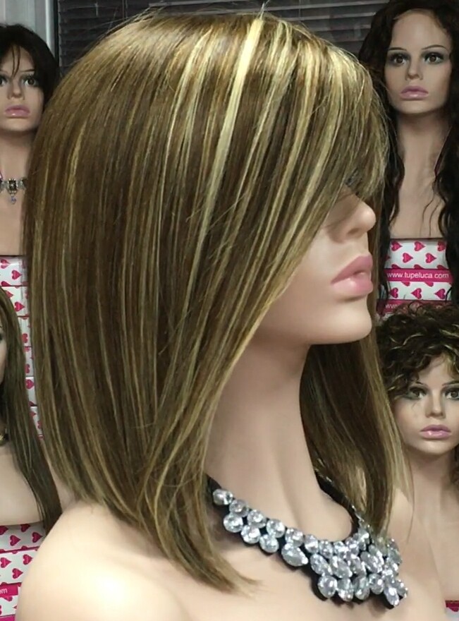 Peluca natural MELANIA maquina color  6h8h613