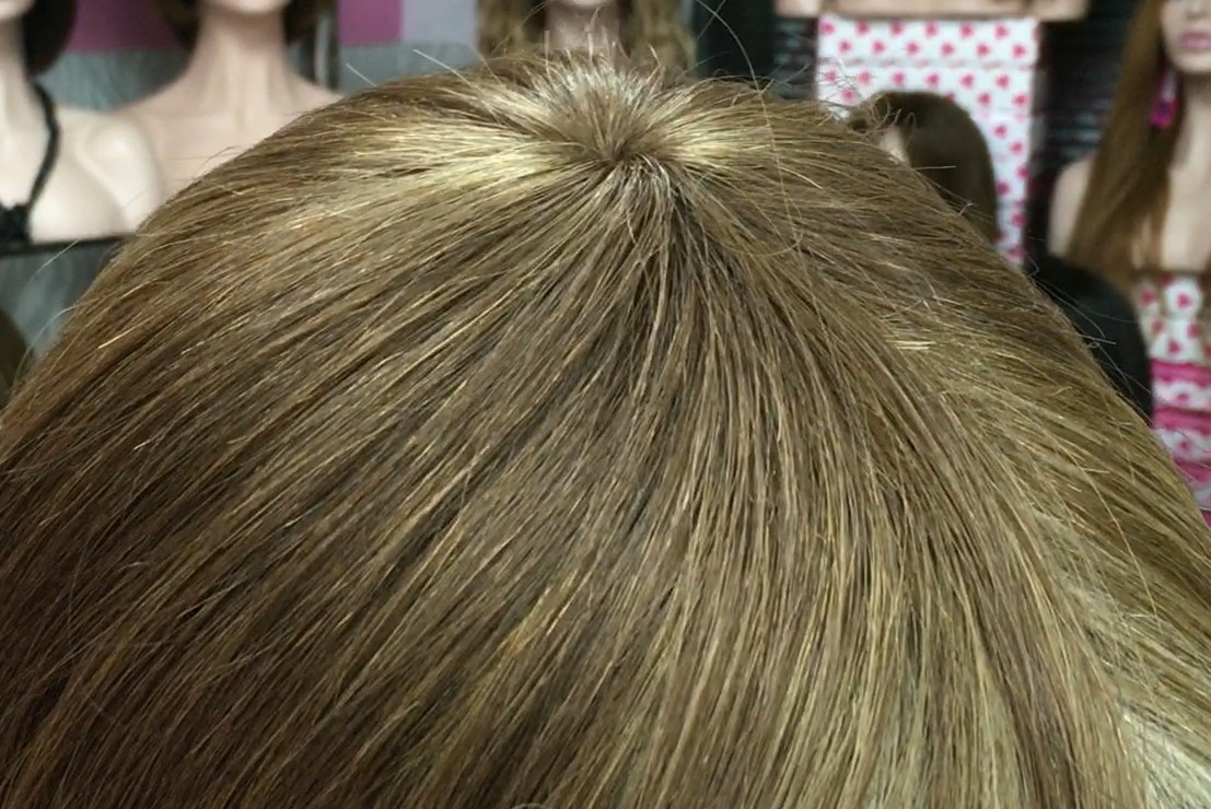 Peluca natural MELANIA confeccin maquina color 8F613