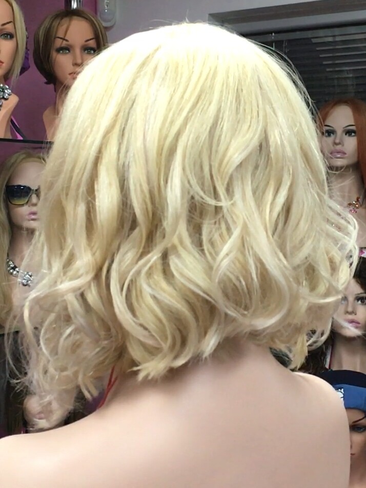 Peluca natural MELANIA - ONDA color 613B conf. Maquina
