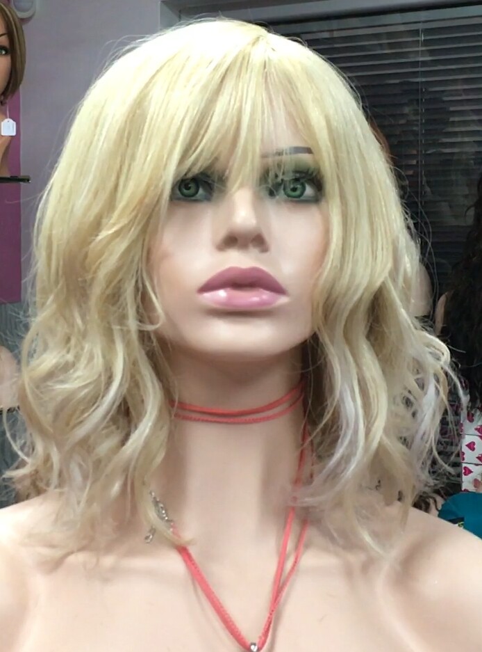 Peluca natural MELANIA - ONDA color 613B conf. Maquina