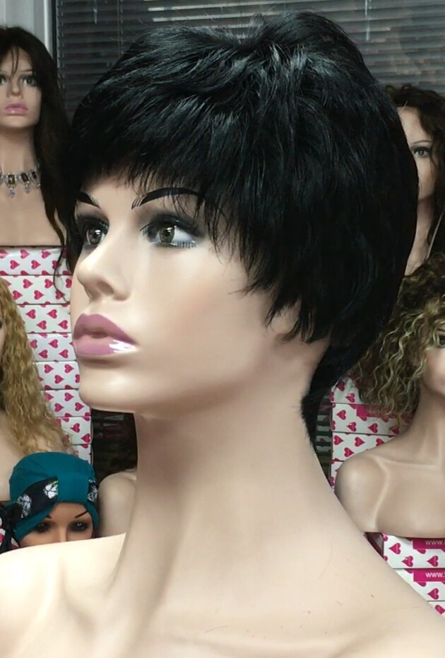 Peluca cabello natural MIA 1 confeccionada a maquina