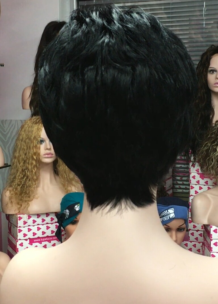 Peluca cabello natural MIA 1 confeccionada a maquina