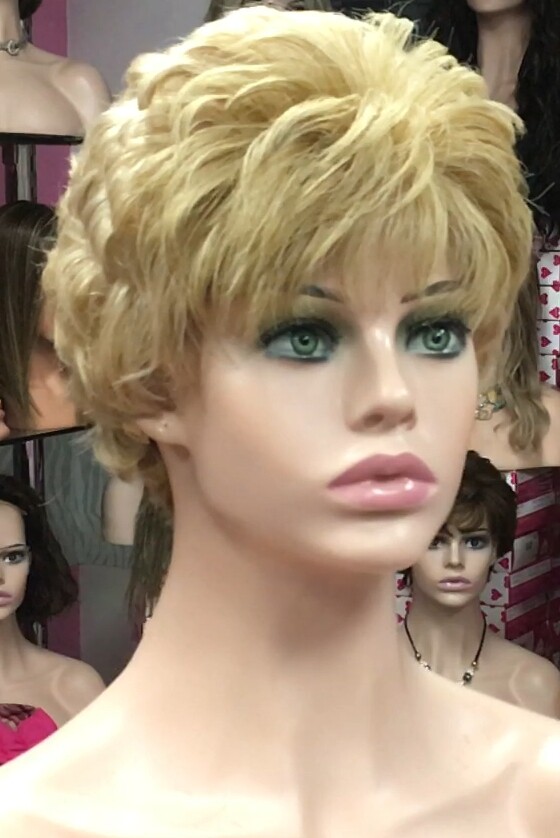 Peluca cabello natural MIA color 27/613 Frontal de Tul transparente