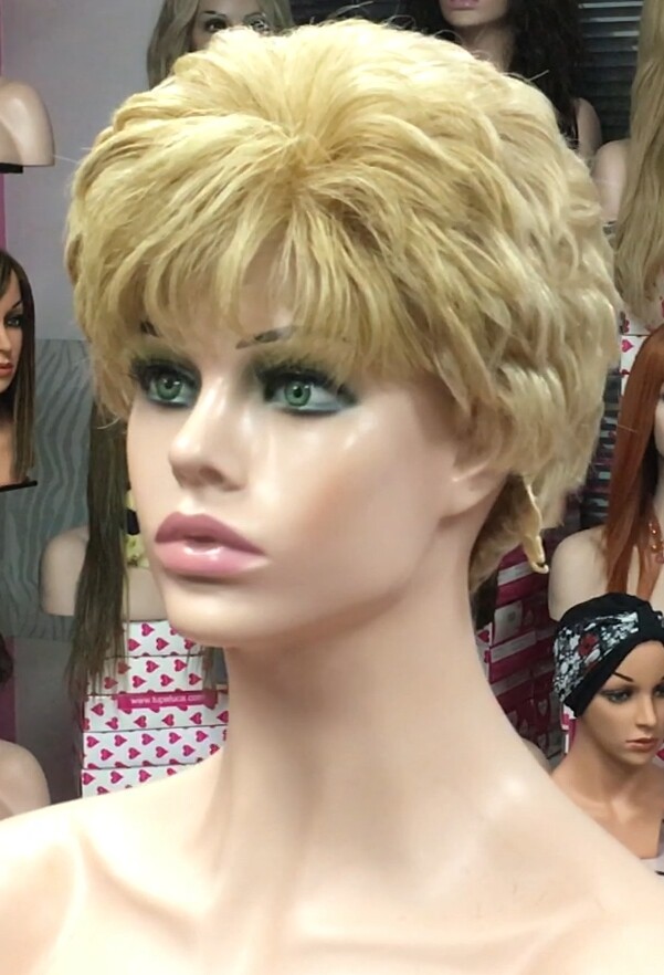Peluca cabello natural MIA color 27/613 Frontal de Tul transparente