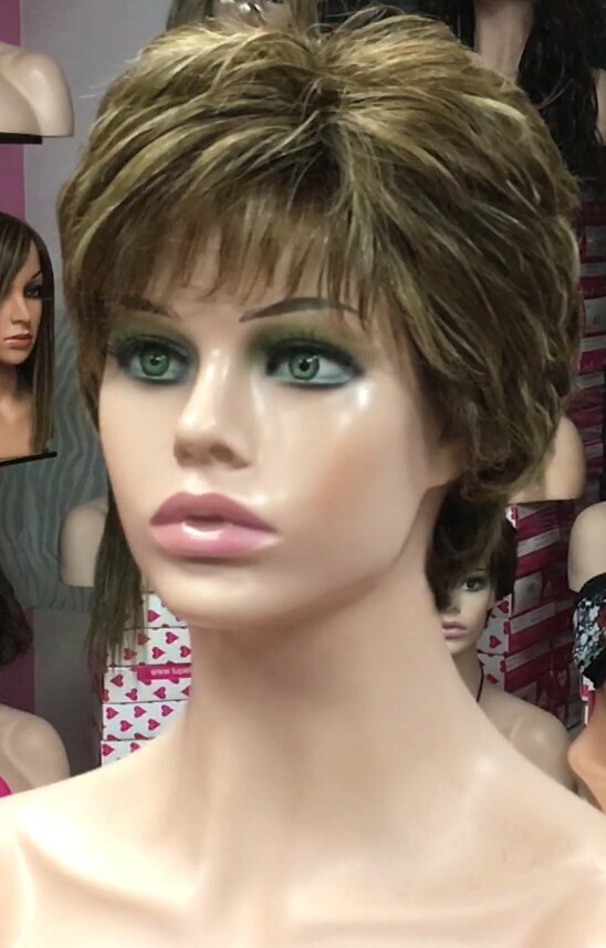 Peluca cabello natural MIA 5H8H613 confeccion a maquina