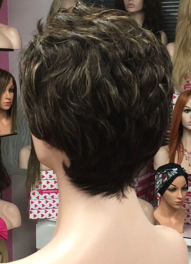 Peluca cabello natural MIA 5H16 confeccion a maquina